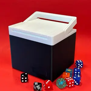 Black Cooler Deck Box With Dice Tray For Magic The Gathering MTG EDH Commander Custom Deck Box TCG Storage Fits 100 Double Sleeved Tcg Cards