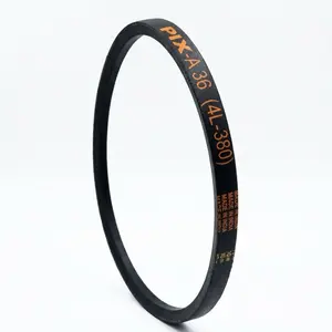 PIX X'SET A36/4L380 V-Belt, 4L, 38 in L, 1/2 in W, 5/16 in Thick, Black for Mortar Mixer