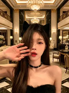 Cat Ear Headband, Anti-Slip Cosplay Hair Accessory, Cute Fluffy Plush Cat Ears, Lolita Style, All Seasons Wear, No Choking Hazard