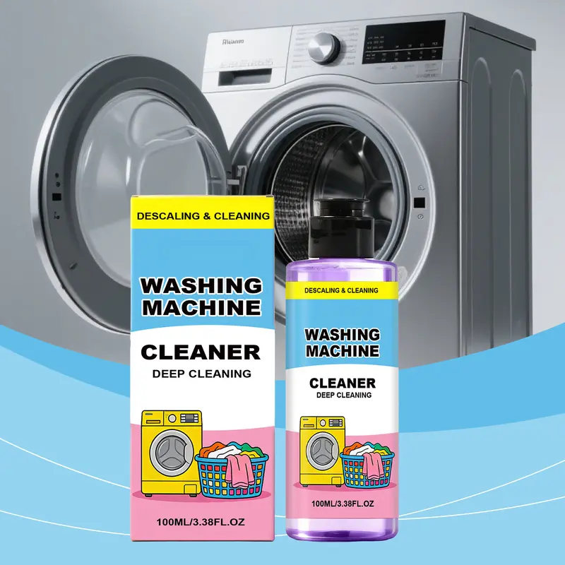 Washer Machine Cleaner & Descaler for HE & Top Load, Foaming Deep Clean, Eliminates Mold, Mildew & Musty Odors, No Scrubbing, Septic Safe, Summer Laundry Freshener 2026, All-in-One Drum Tub Maintenance, Daily Odor Eliminator