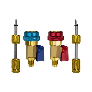 134a R12 Valve Core Quick Removal Installer, Essential High and Low Pressure Valve Core Tool for Refrigerant Ac Systems, Automotive Repair Tools, Car Repair, Automotive Vehicle Tool