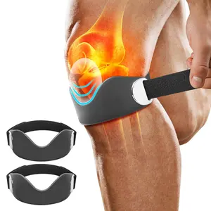 Adjustable dual patellar tendon support strap, leg brace, relieves meniscus tears and knee joint pain, non-slip silicone knee strap, suitable for running, hiking, basketball, fitness, tennis, badminton, and cycling.  Patellabands