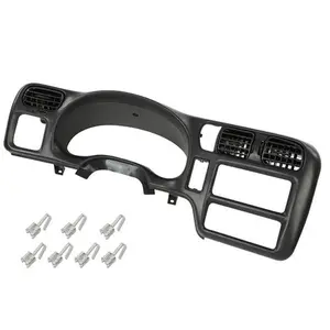 Fit For 1998 - 2004 Chevy Blazer Jimmy Sonoma S10 Dash Trim Bezel Cover Black
