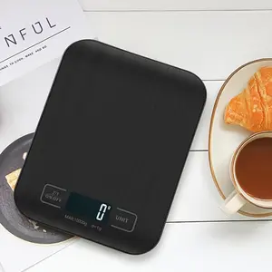 High Precision Digital Kitchen Scale, USB Charging/battery Powered, LCD Display, Stainless Steel, Waterproof, Accurate Food Weighing, Digital Weight Scale