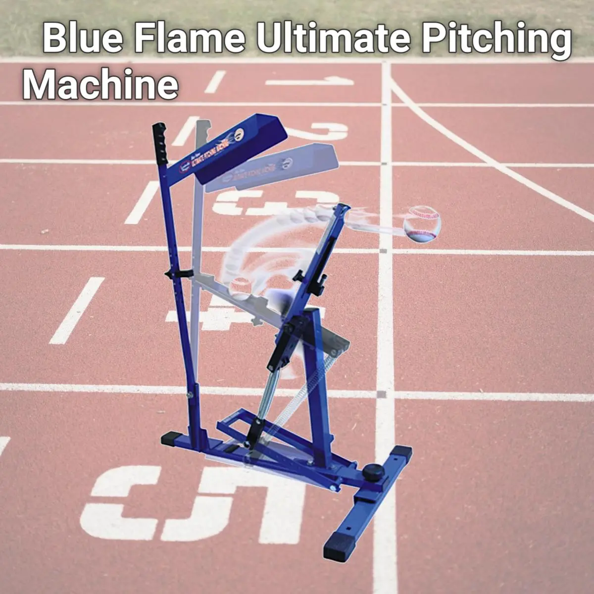 212 MAIN Louisville Slugger Blue Flame Ultimate Pitching Machine