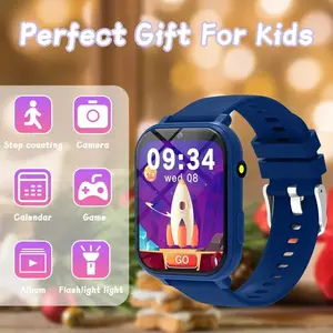 Kids Smart Watch with Camera, Photo Album, 18 Games, Calculator, Calendar, LED Light, Perfect Holiday Gift for Children