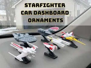 Starship Car Dashboard Drift Ornaments