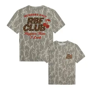 RBF Club MHC Mossy Oak Bottomland Camo Printed Shirt, Camo Pattern T-shirt, Hunting 3D Camo Tee, 3D Camouflage Mossy Oak Hunter