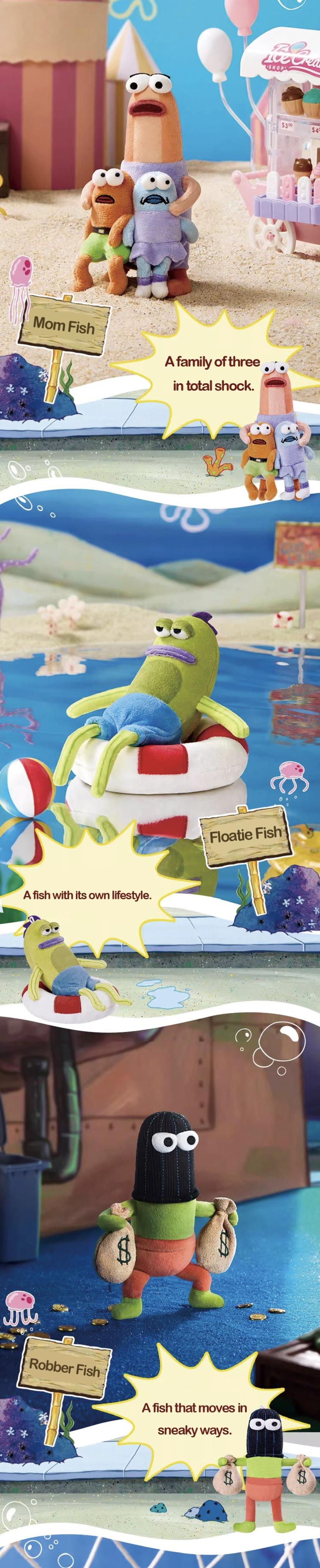 Bikini Bottom Plush Series Blind Box X11