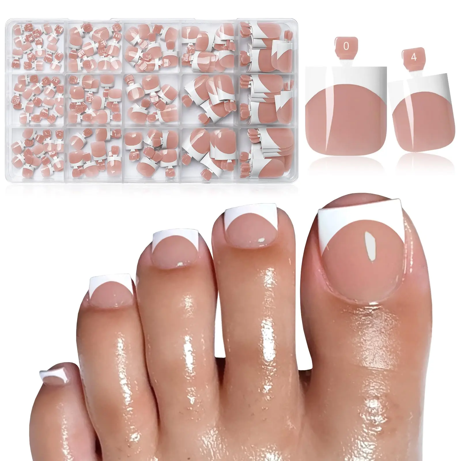 French Tip C - Brown Base
