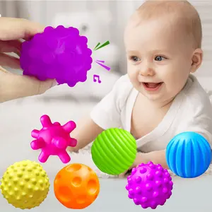 Baby Sensory Ball Toy, Soft Textured Grasping Ball, Baby Touch Training Ball, Perfect Gift for Babies, Soft Ball Design