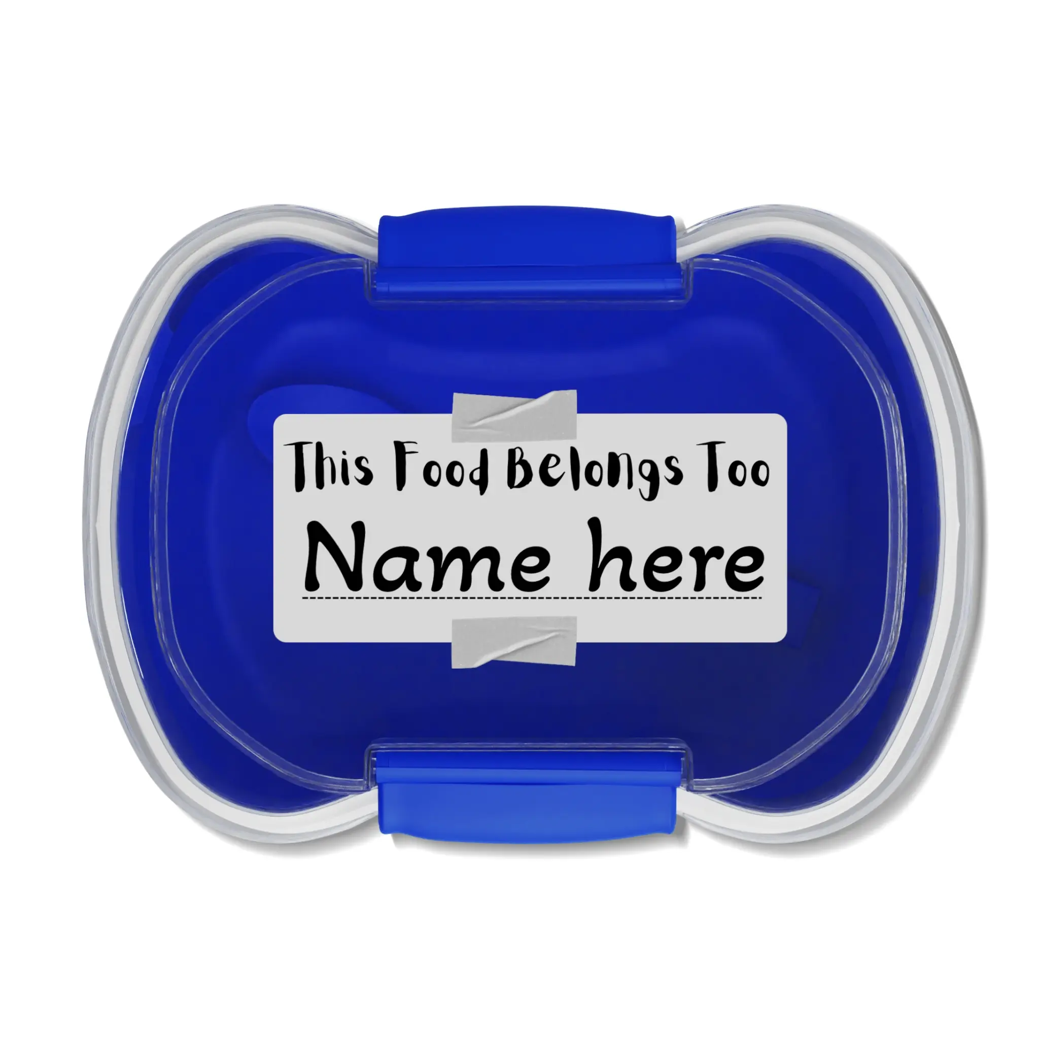 Personalized Two-Tier Bento Lunch Box | Custom Name Food Container | Kids & Adults