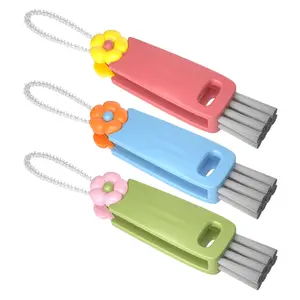 3 in 1 Cup Lid Gap Cleaning Brush Set, Multifunctional Bottle Cleaning Brush, Cup Lid Gap Cleaner, Home Kitchen Crevice Brush Tools(Multicolor)