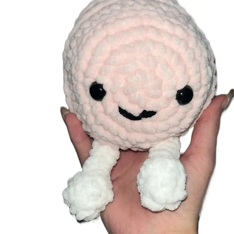 Crochet Macaron Plush Toy - Adorable Handmade Soft Toy with Cute Design and Cozy Texture