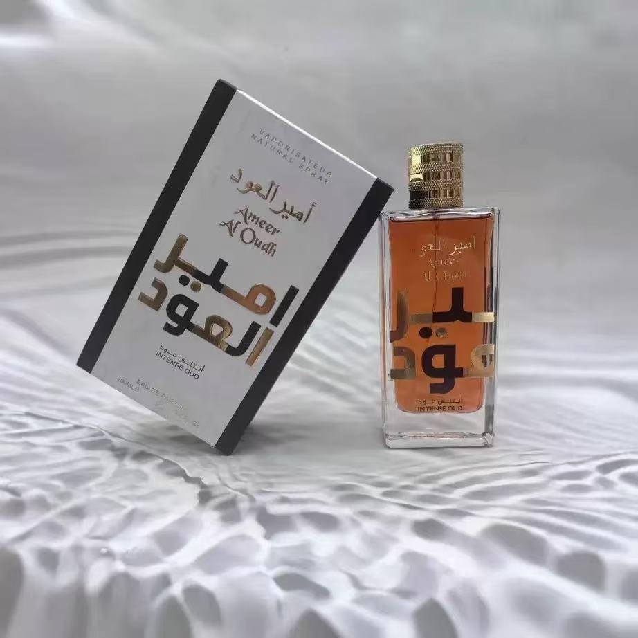 Lattafa Ameer Al Oud Intense Oud for Unisex Eau de Parfum Spray, 3.4 Ounce