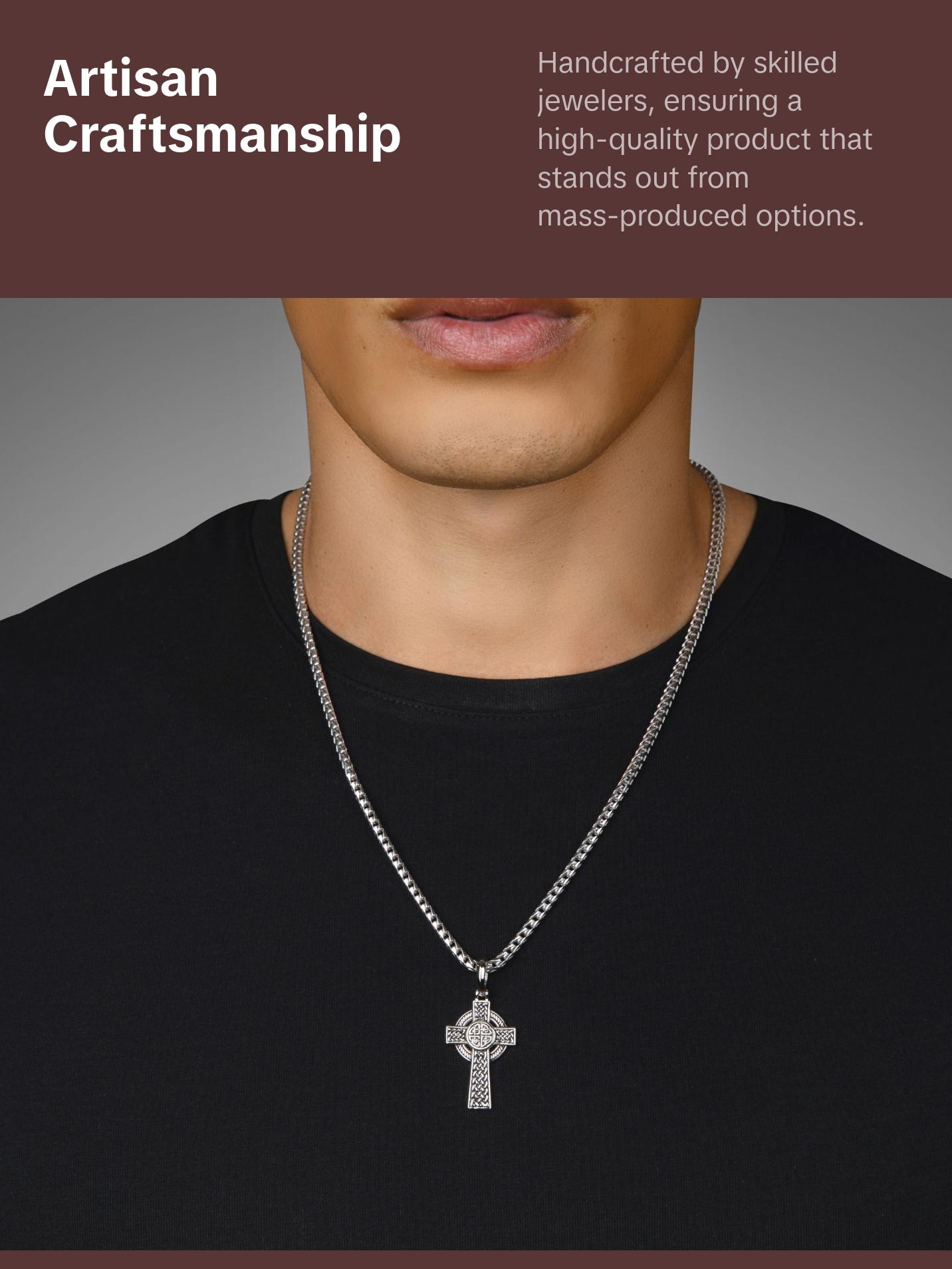 Celtic, Silver Cross Pendant