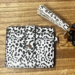 Cow Print wristlet with Wallet