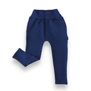 HAREM PANTS- Navy, Kids Soft Bamboo Casual Pants