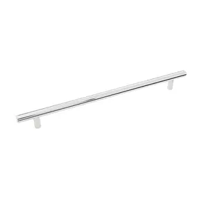 212 MAIN Belwith Chrome Finish Cabinet Bar Pull - 256mm Durable Door Hardware Handle for Door Lock Use