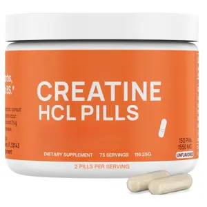 Creatine HCL Capsules – 150 Pills | Creatine Hydrochloride Supplement for Men & Women | Easy-to-Swallow Alternative to Monohydrate Powder, Unflavored & Keto-Friendly