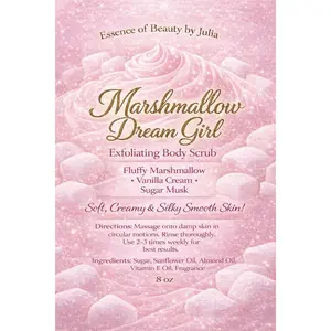 Marshmallow Dream Girl Exfoliating Velvet Body Scrub
