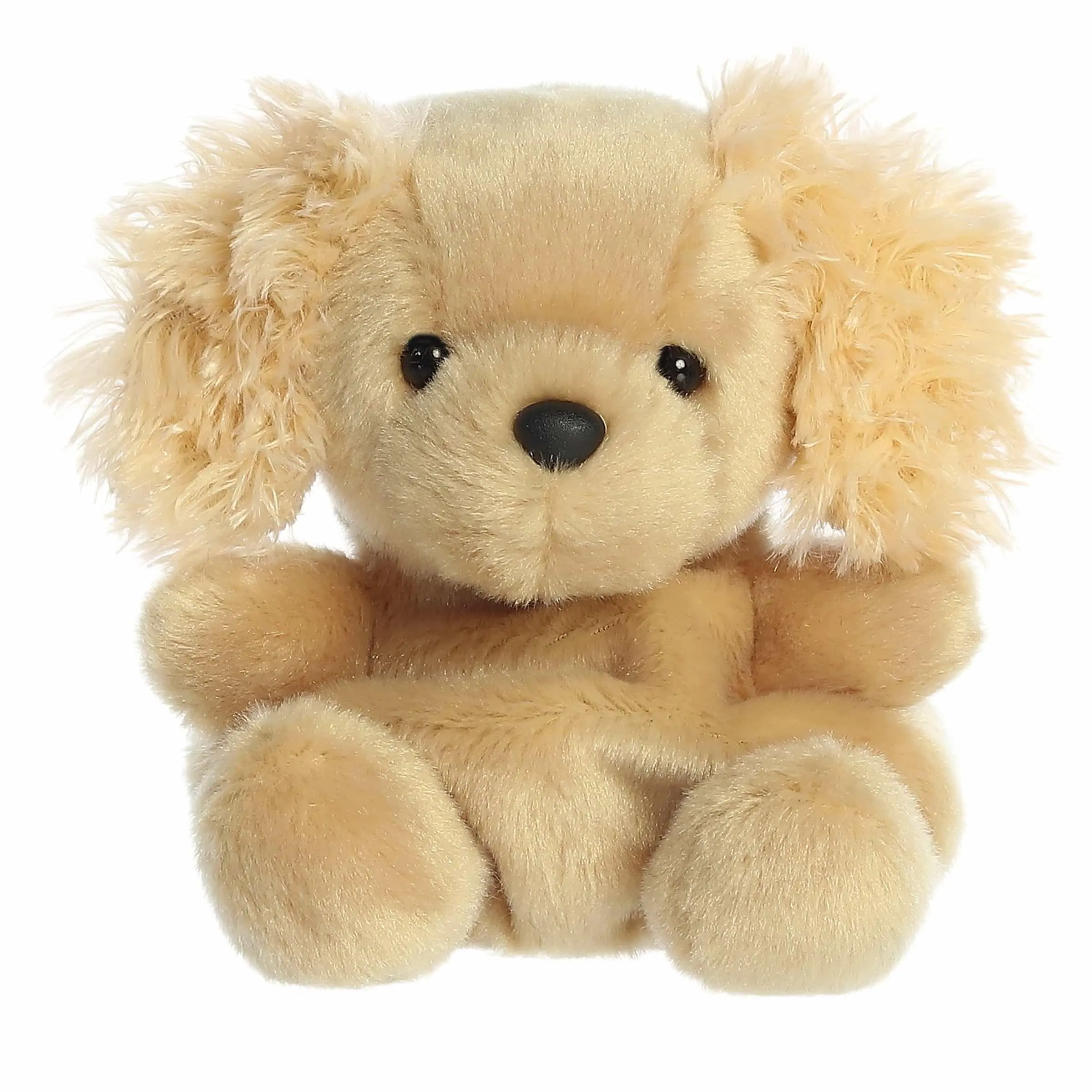 Aurora Adorable Palm Pals Oatmeal Goldendoodle Stuffed Animal - Fun Collectible Plush for Kids and Adult Collectors - Perfect for Decorating Rooms and Birthday Gifts - Brown 5 Inches