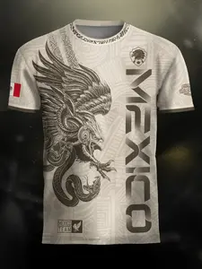 Mexico Burgundy Aztec Eagle Heritage Soccer Jersey, Fitted Short Sleeve Design, All-Season Wear, Ideal for Casual