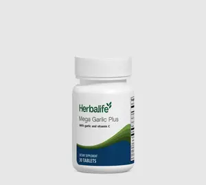 Mega Garlic Plus Herbalife Herbal Supplement, Optimum Health & Nutrition Support Formula for Fitness Dietary Needs