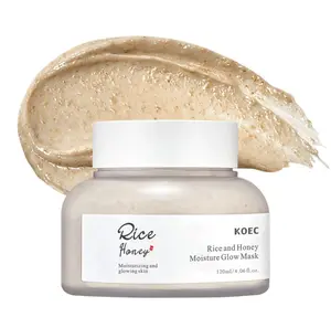 KOEC Rice and Honey Moisture Glow Mask 120ml for Moisturizing and Glowing Skin
