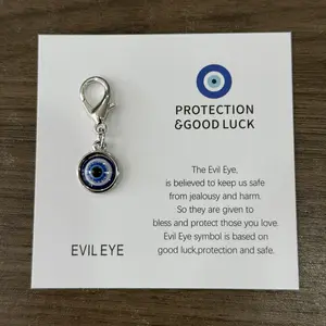 Evil Eye Keychain Charm Protection and Good Luck