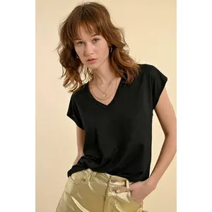 Sparkly Lurex Viscose T-Shirt