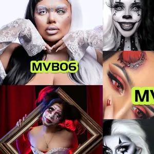 MVBO4 Halloween Spooky Costumes Looks Clown Vampire Witch Disfraz for Women and Men Bestie MVBO4 Fitted Red003 Autumn Womenswear Clothes
