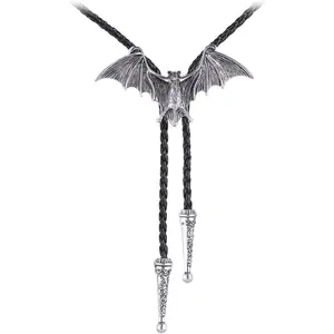 Bolo Tie for Men Western Cowboy Necktie Texas Viking Style Tie Silver Native American Accessories Cowgirl Costume