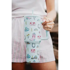 Lucky Girl Western 38 Oz Tumbler