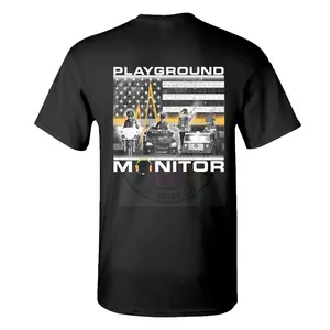 Playground Monitor T-Shirt - Dispatch Shirt, 911 Communications, Gold Line, Funny Dispatch, Dispatcher Gift