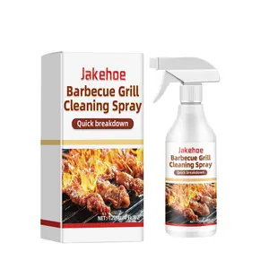 Jakehoe Grill Cleaner Spray, Cleans And Removes Oils And Stains Portable Outdoor Grill Cleaner