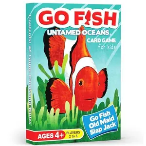 GO Fish Untamed Oceans, a Go Fish Card Game for Kids 4-8 and Up – Play Old Maid and Slap Jack with Same Deck – Easy to Learn – Family, Board Game Night and Classroom Party Fun – Great Gift Idea