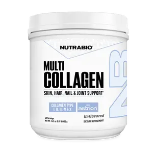 NutraBio Multi Collagen Protein Powder for Women and Men | Type I,II,III,V, X | Unflavored | Non-GMO, Gluten Free, Lactose Free, Full Label Disclosure
