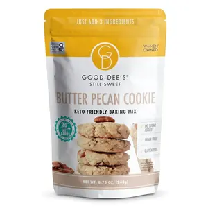 Good Dee's Butter Pecan Keto Cookie Mix - Low Carb Sugar & Gluten Free Baking Mix | Bake it & enjoy Biscuit Snack