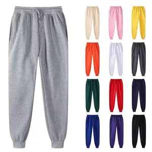 Blank Fleece Jogging Pants Men Activewear Grey Sweatpants Wholesale Baggy Trouser Jogger Pants for Men - Menswear