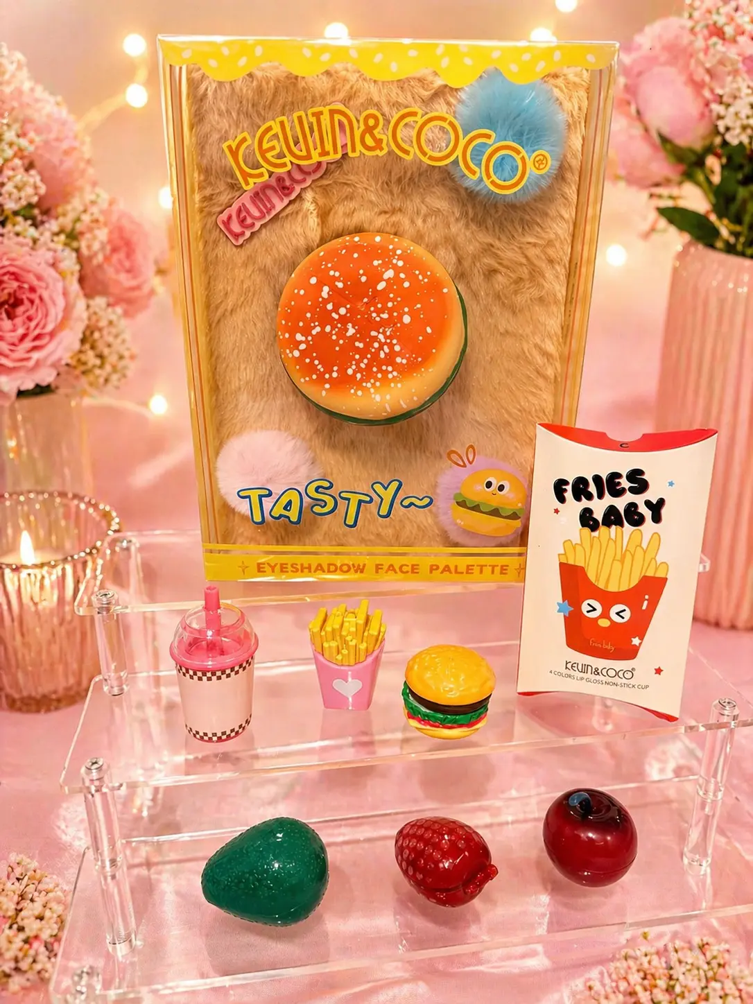 Pack Burger Lips Kawaii