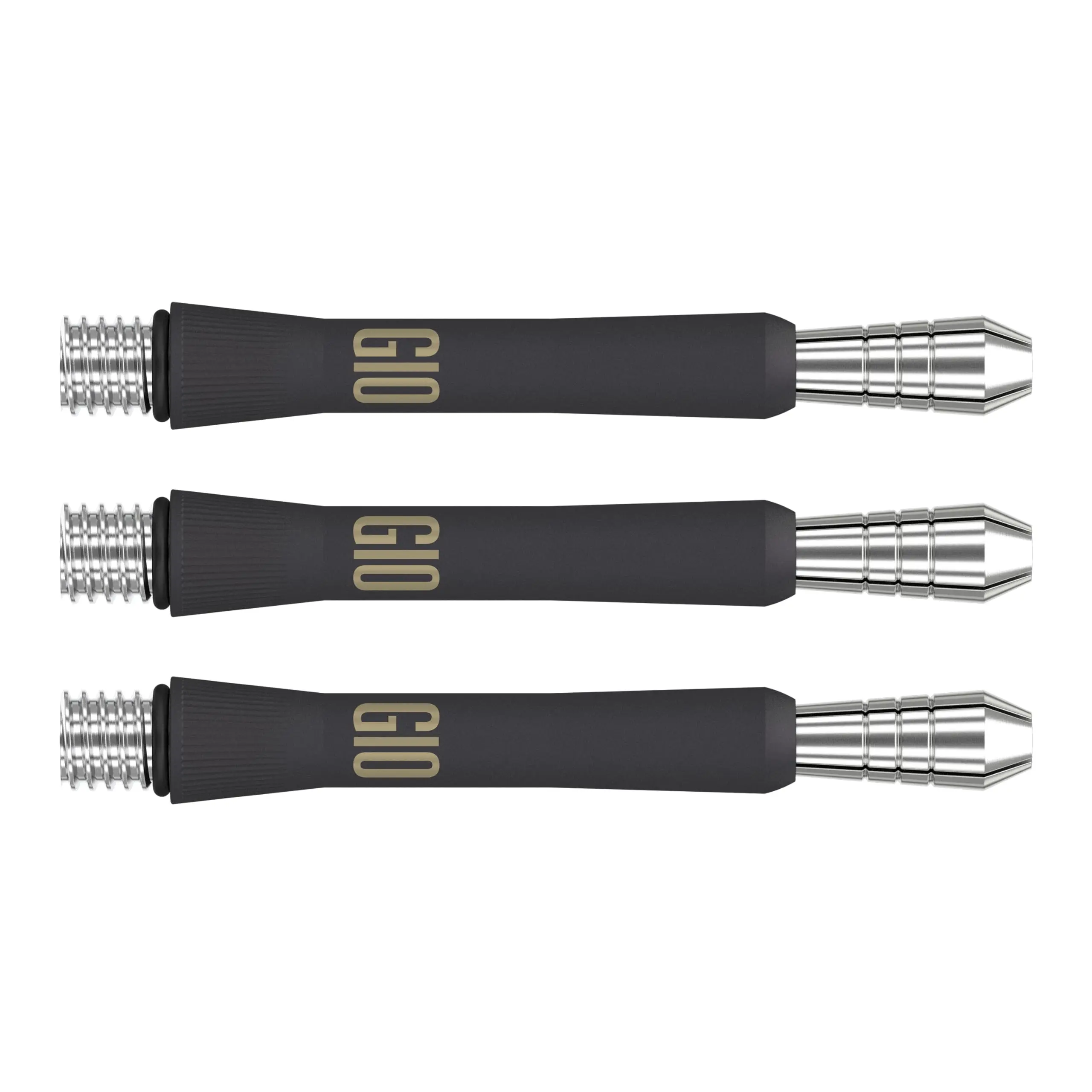 Target Darts Phil Taylor Power G10 Titanium Dart Shafts - Player Endorsed Darts Gear, Matte Black Finish, Intermediate (41mm), 3 Pack