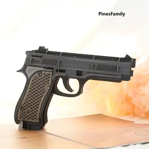 J06-3D Pop-Up Card for Hand Gun Lover