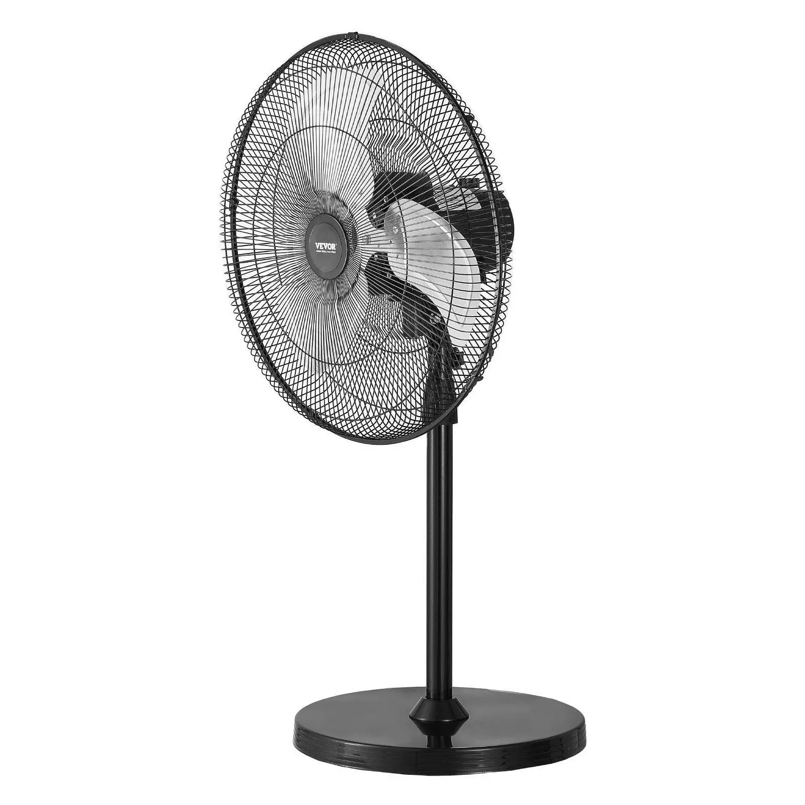 【Summerfinds】VEVOR 20" Industrial Pedestal Fan 3-Speed Oscillating Clooer Fan with Adjustable Height