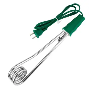 Portable Immersion Water Heater 1500W 110V Dual Voltage Portable Water Heater Travel Accessories - Immersion Heater Travel Water Boiler Water Heating Rod fit for Bucket Pool Bathtub