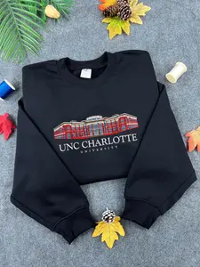 UNC charlott University Embroidered Sweatshirt/Hoodie