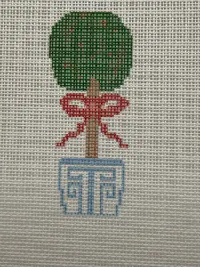 Topiary (Fun Size) Needlepoint Canvas