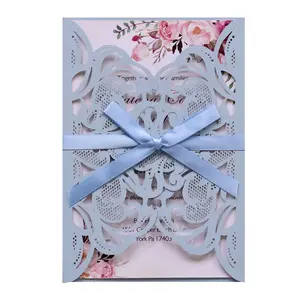 Laser Cut Lace Cards, European Style Wedding Invitations, Valentine's Day Invite Cards