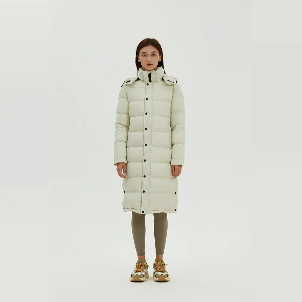 Fitouch Sylvia Women's Long Down Puffer Coat Jacket | Light Feel | 700+ Fill Power