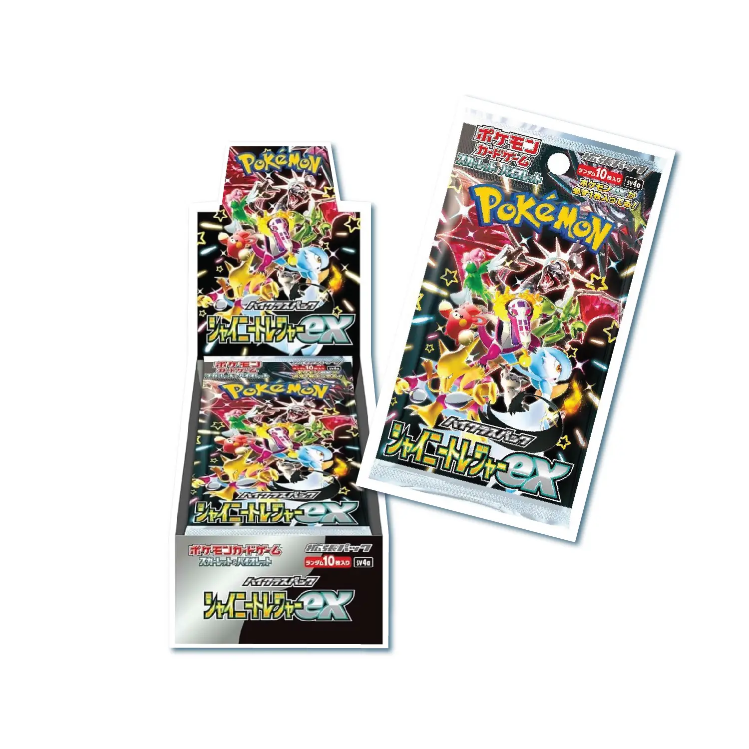 Pokémon TCG | Japanese Expansion: Shiny Treasure ex - Booster Box (10 Booster Packs)
